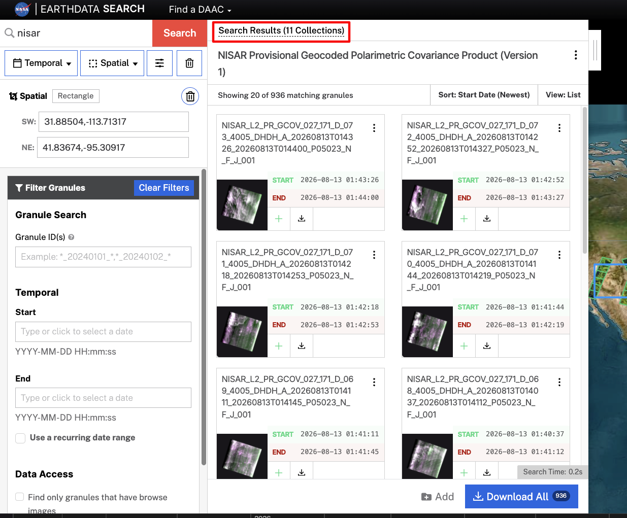 Explore results for multiple collections.